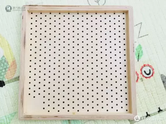 经典玩具 新颖感受 Hape 百变像素画蘑菇钉