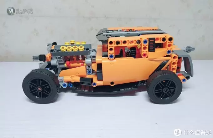 橙色老爷车 Lego2019科技组42093B模式拼装体验