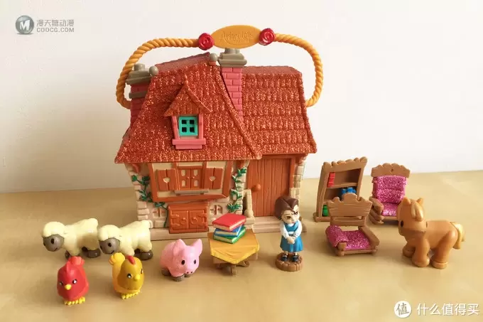 玩具测评丨Disney迪士尼美女与野兽公主小屋
