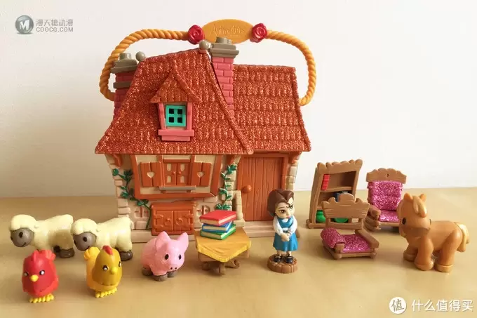 玩具测评丨Disney迪士尼美女与野兽公主小屋