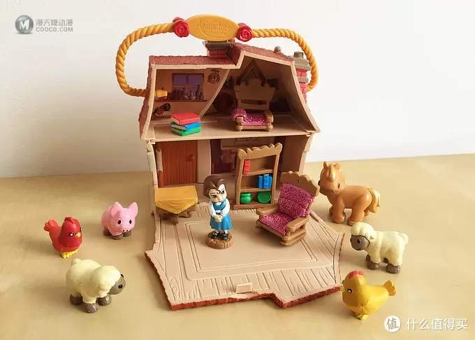 玩具测评丨Disney迪士尼美女与野兽公主小屋