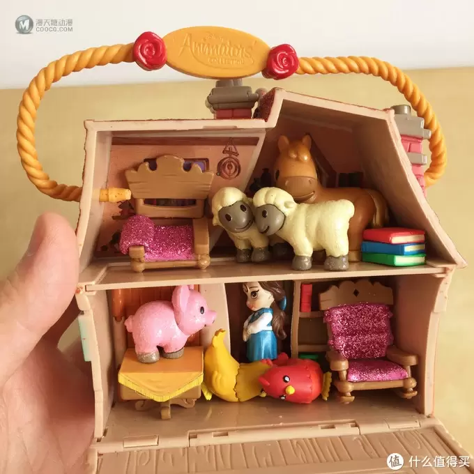 玩具测评丨Disney迪士尼美女与野兽公主小屋