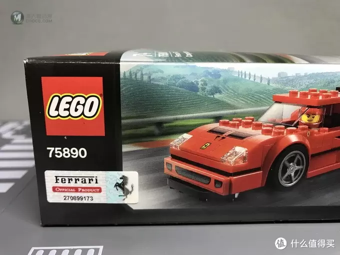 百元小跑车：LEGO 乐高 赛车系列 75890 法拉利F40 Competizione