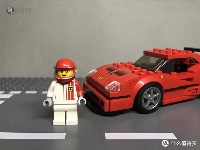 百元小跑车：LEGO 乐高 赛车系列 75890 法拉利F40 Competizione