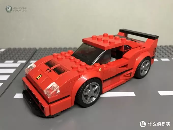 百元小跑车：LEGO 乐高 赛车系列 75890 法拉利F40 Competizione