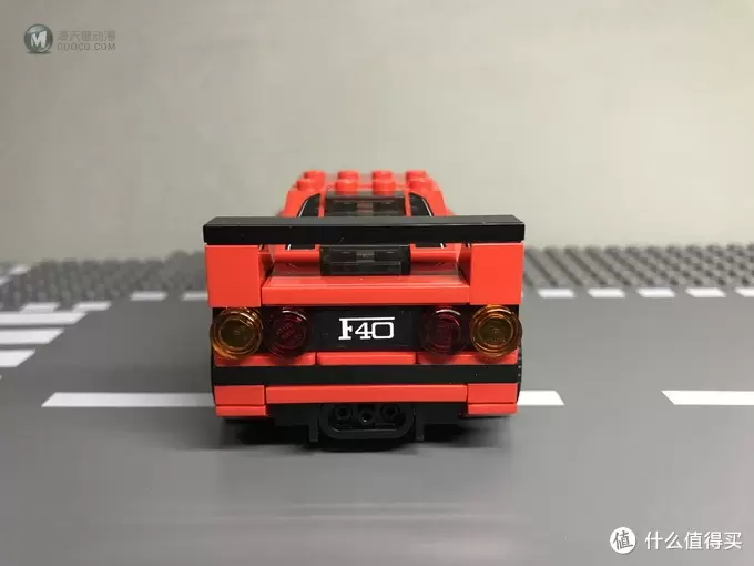 百元小跑车：LEGO 乐高 赛车系列 75890 法拉利F40 Competizione