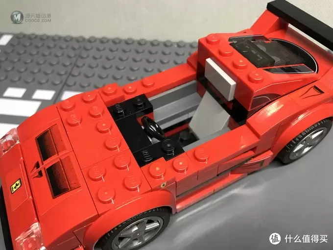 百元小跑车：LEGO 乐高 赛车系列 75890 法拉利F40 Competizione