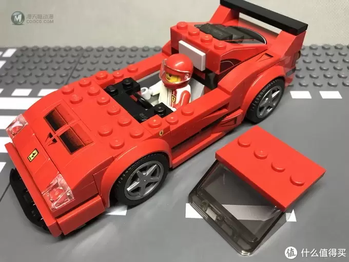 百元小跑车：LEGO 乐高 赛车系列 75890 法拉利F40 Competizione