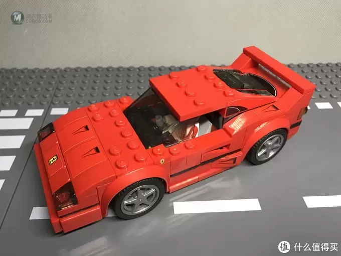 百元小跑车：LEGO 乐高 赛车系列 75890 法拉利F40 Competizione