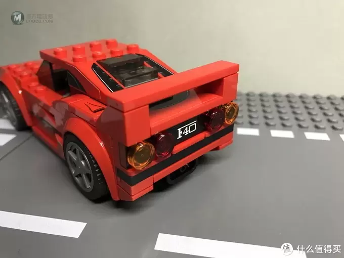 百元小跑车：LEGO 乐高 赛车系列 75890 法拉利F40 Competizione