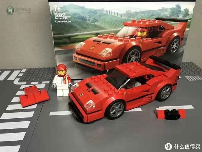 百元小跑车：LEGO 乐高 赛车系列 75890 法拉利F40 Competizione