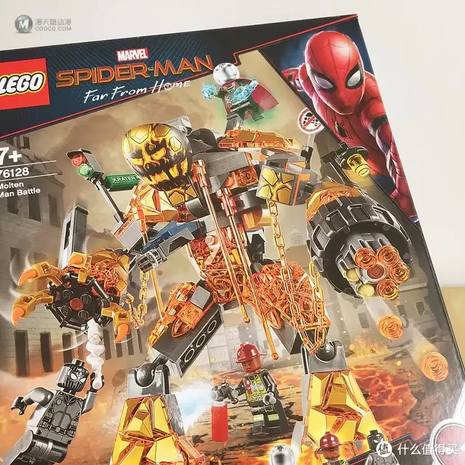 玩具测评丨LEGO乐高76128《蜘蛛侠：英雄远征》大战熔岩人