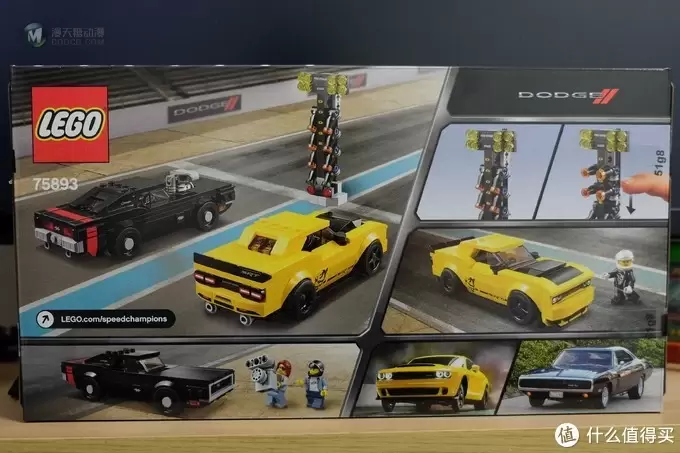 肌肉车的速度与激情——LEGO 乐高 超级赛车系列 2018道奇挑战者 SRT DEMON VS 1970道奇战马 R/...