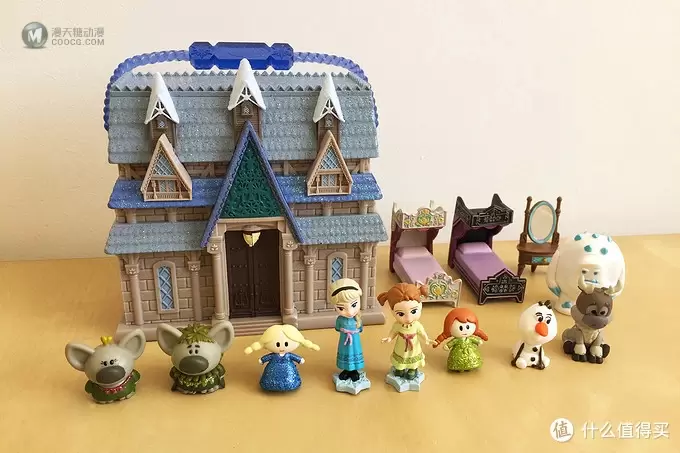玩具测评丨Disney迪士尼冰雪奇缘公主小屋