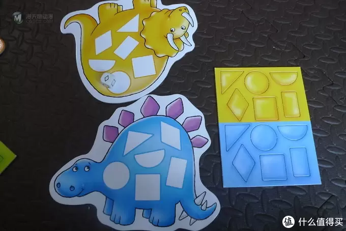 一菜两吃！认知色彩&形状，Orchard Toys 桌面游戏 斑点恐龙