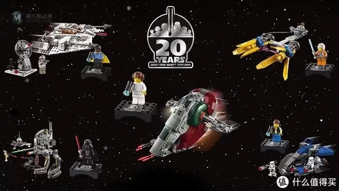 乐高星战20周年之阿纳金飞梭赛车（LEGO75258）