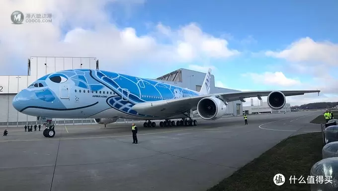 全日空航空（ANA）首架A380——ANA限定版蓝色海龟航模开箱
