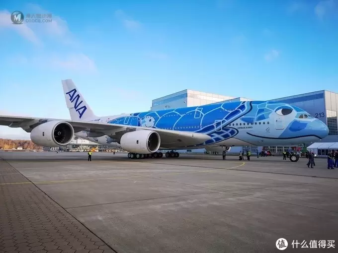 全日空航空（ANA）首架A380——ANA限定版蓝色海龟航模开箱