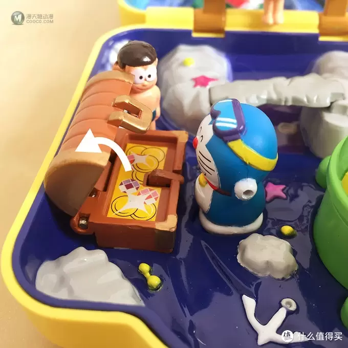 玩具测评丨TOMY哆啦a梦场景提盒海底大冒险