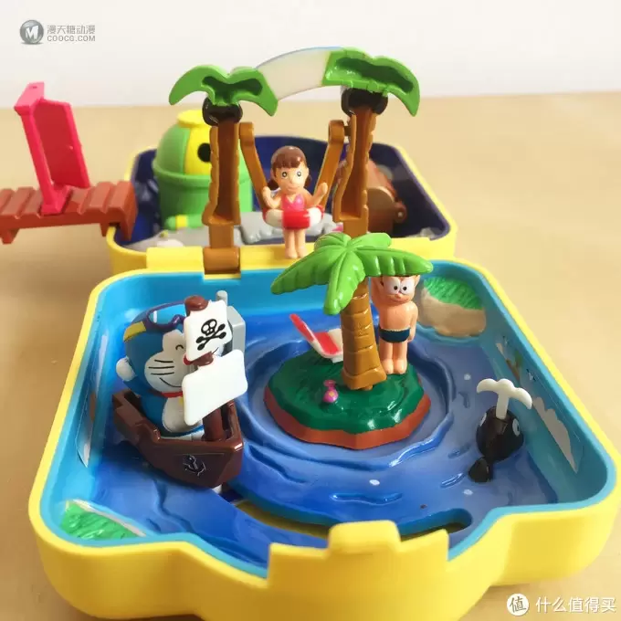 玩具测评丨TOMY哆啦a梦场景提盒海底大冒险