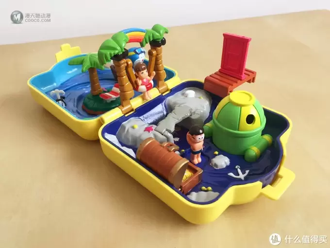 玩具测评丨TOMY哆啦a梦场景提盒海底大冒险