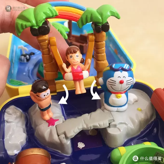 玩具测评丨TOMY哆啦a梦场景提盒海底大冒险