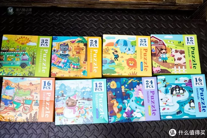 哄娃道具不能少，弥鹿MiDeer 儿童拼图-季节&动物系列晒单