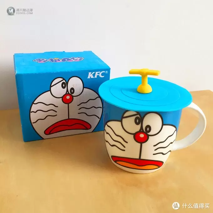 玩具测评丨KFC肯德基2015年哆啦a梦马克杯