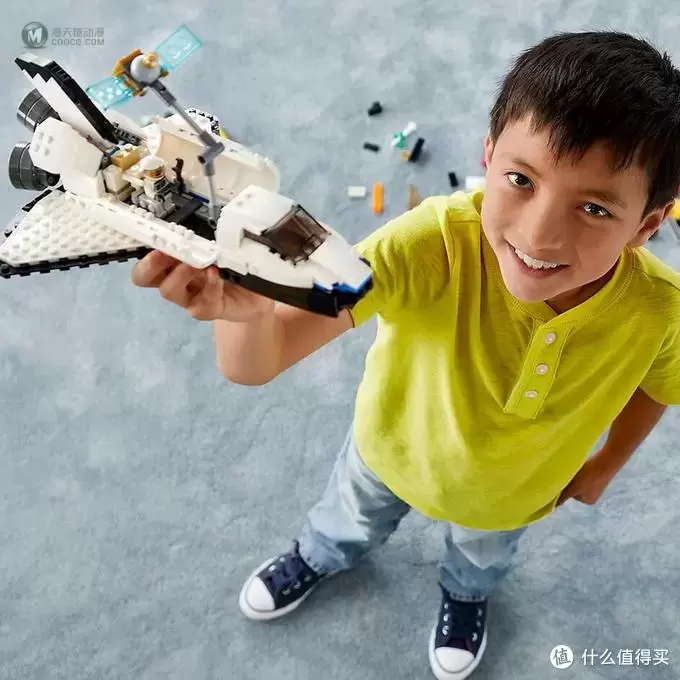 三合一的航天好题材：LEGO 乐高 创意百变系列 31066 航天飞机探险家