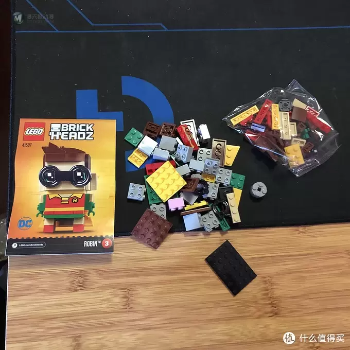 LEGO 乐高 brickheadz方头仔 41587罗宾