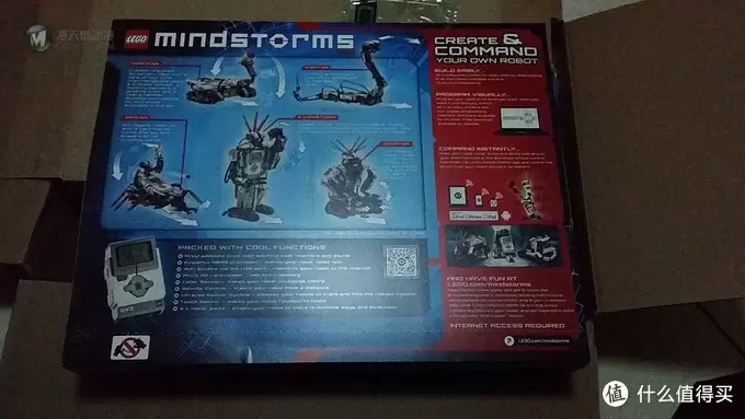 LEGO 乐高 MindStorms EV3 三代机器人 31313 开箱拼插体验