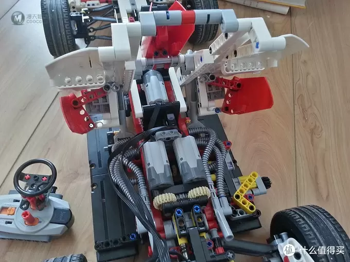 LEGO 乐高 42000 Grand Prix Racer 方程式赛车 简单加装行走部动力作业