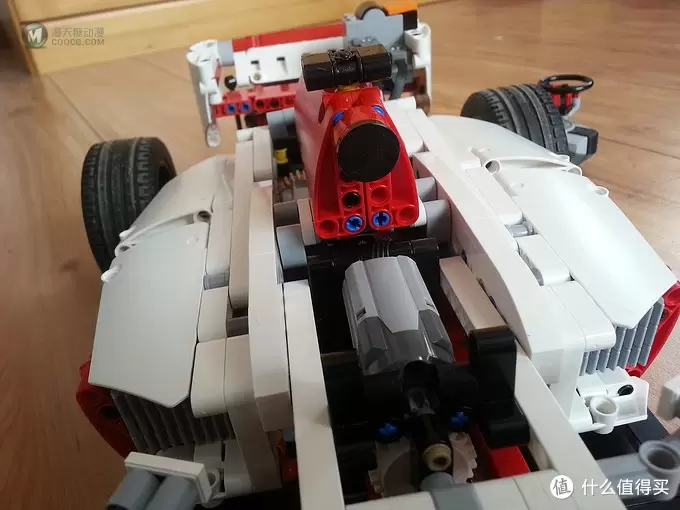 LEGO 乐高 42000 Grand Prix Racer 方程式赛车 简单加装行走部动力作业