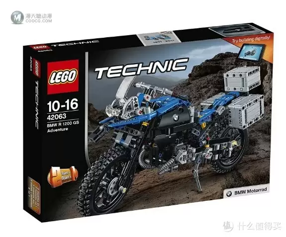 我的乐高拼砌初体验—LEGO 乐高 42063 宝马摩托车 晒单