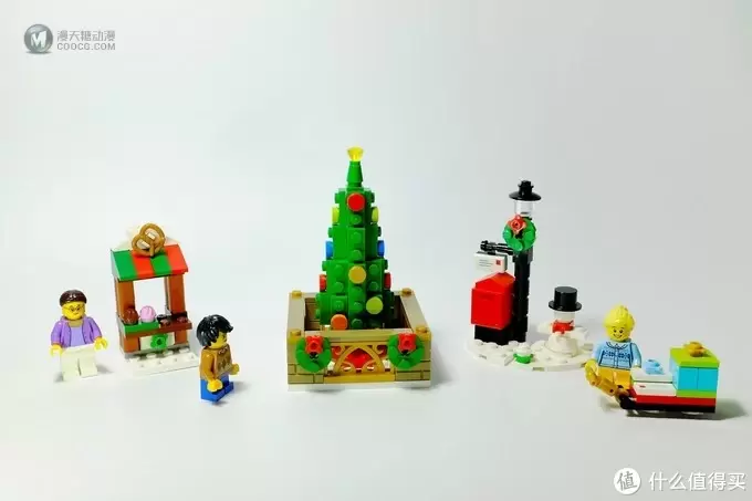 LEGO 乐高 40262 圣诞节火车之旅 & 40263 圣诞节城市广场 开箱