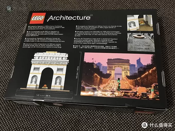 我的LEGO建筑系列 篇十二：21036 Arc De Triomphe 凯旋门