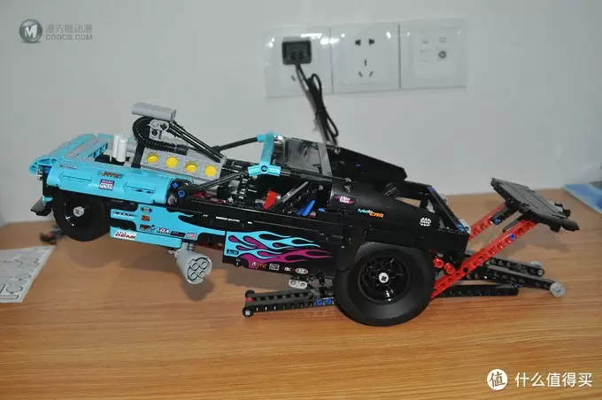 单反毁一生，LEGO穷三代 篇九十三：LEGO 乐高 Technic 机械组 42050 Drag Racer 直线加速赛车