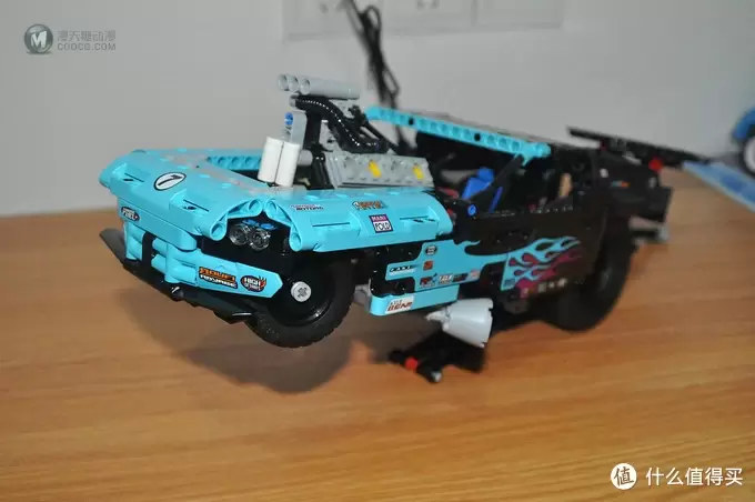 单反毁一生，LEGO穷三代 篇九十三：LEGO 乐高 Technic 机械组 42050 Drag Racer 直线加速赛车