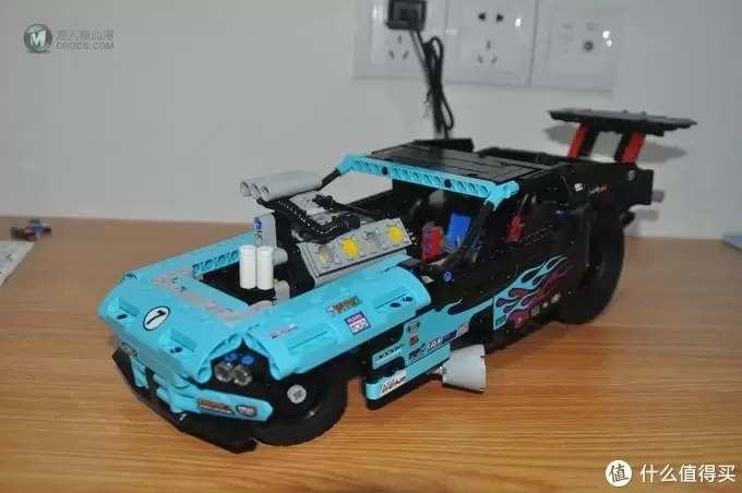 单反毁一生，LEGO穷三代 篇九十三：LEGO 乐高 Technic 机械组 42050 Drag Racer 直线加速赛车