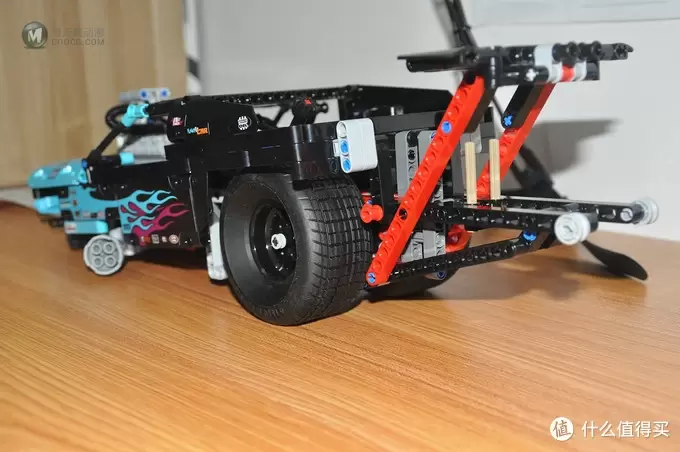 单反毁一生，LEGO穷三代 篇九十三：LEGO 乐高 Technic 机械组 42050 Drag Racer 直线加速赛车