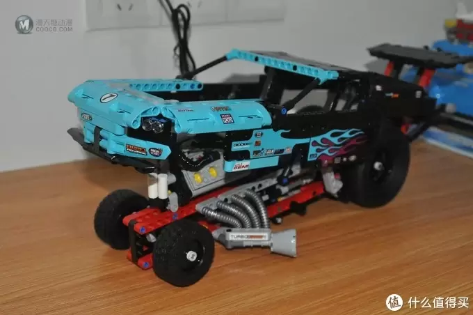 单反毁一生，LEGO穷三代 篇九十三：LEGO 乐高 Technic 机械组 42050 Drag Racer 直线加速赛车