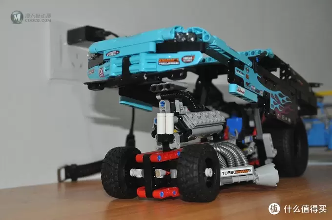 单反毁一生，LEGO穷三代 篇九十三：LEGO 乐高 Technic 机械组 42050 Drag Racer 直线加速赛车