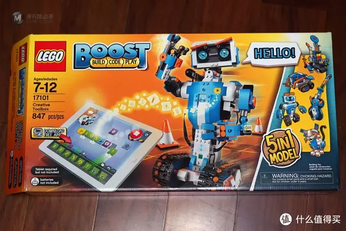 #本站首晒#原创新人#机器人编程入门神器 — LEGO Boost 17101 开箱和初步印象