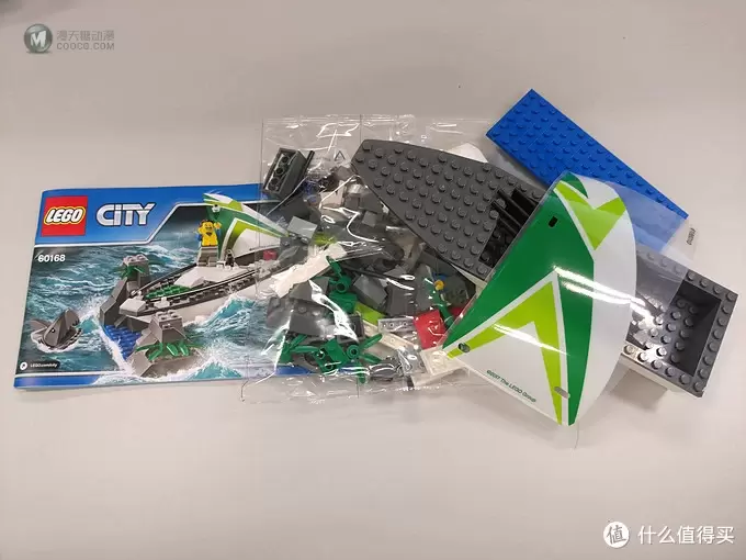 我只是想要那条小帆船—LEGO 乐高 60168 海事救援 开箱