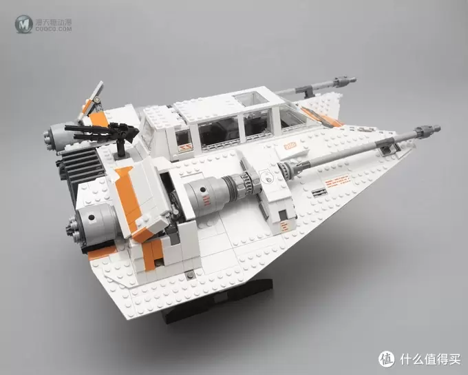 #本站首晒#白玉飞鼠—LEGO 乐高 星球大战 75144 雪地飞行艇 评测