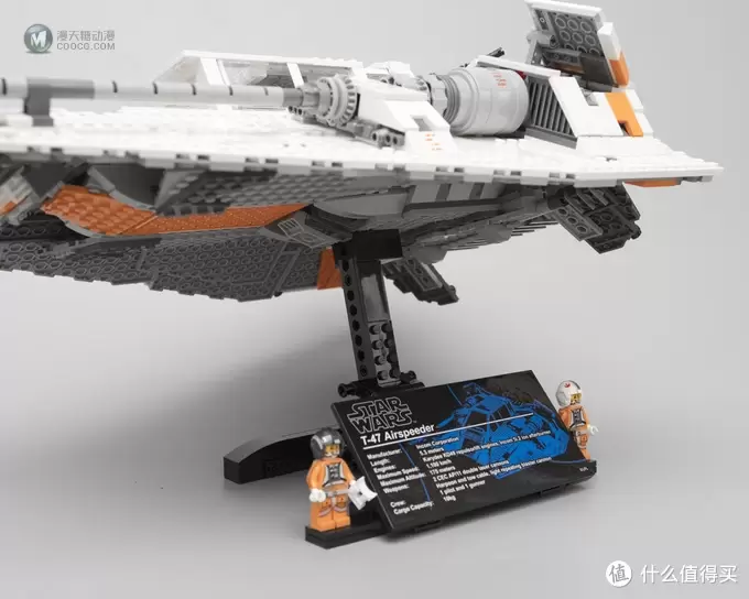 #本站首晒#白玉飞鼠—LEGO 乐高 星球大战 75144 雪地飞行艇 评测