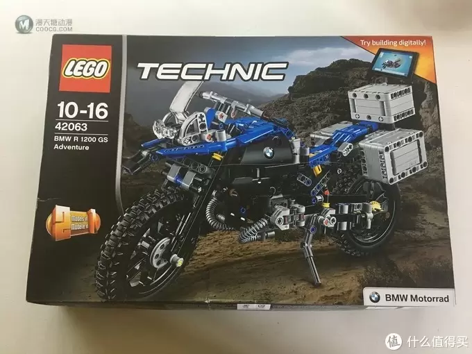 单反毁一生，LEGO穷三代 篇九十一：LEGO 乐高 Techinc 科技系列 42063 宝马 R 1200 GS Adventure摩托车