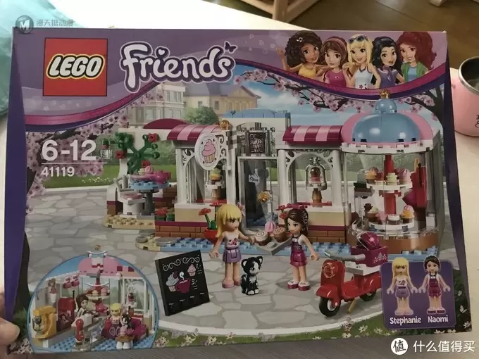 女孩们的最爱 — LEGO 乐高 Friends系列 41119 心湖城纸杯蛋糕咖啡厅 晒单