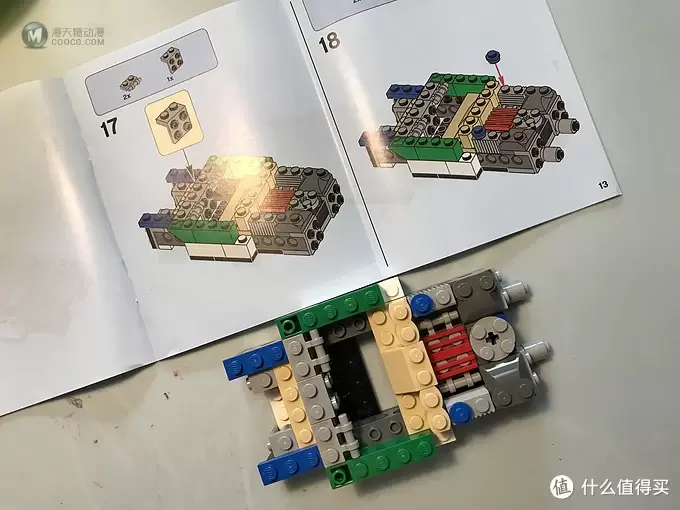 乐高这个大坑 篇二十三：#本站首晒# LEGO 乐高 创意百变三合一系列 31056 绿色敞篷车