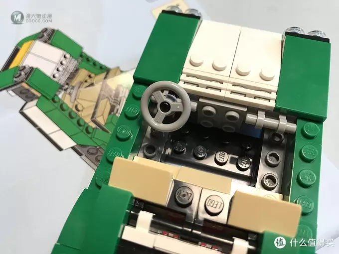 乐高这个大坑 篇二十三：#本站首晒# LEGO 乐高 创意百变三合一系列 31056 绿色敞篷车